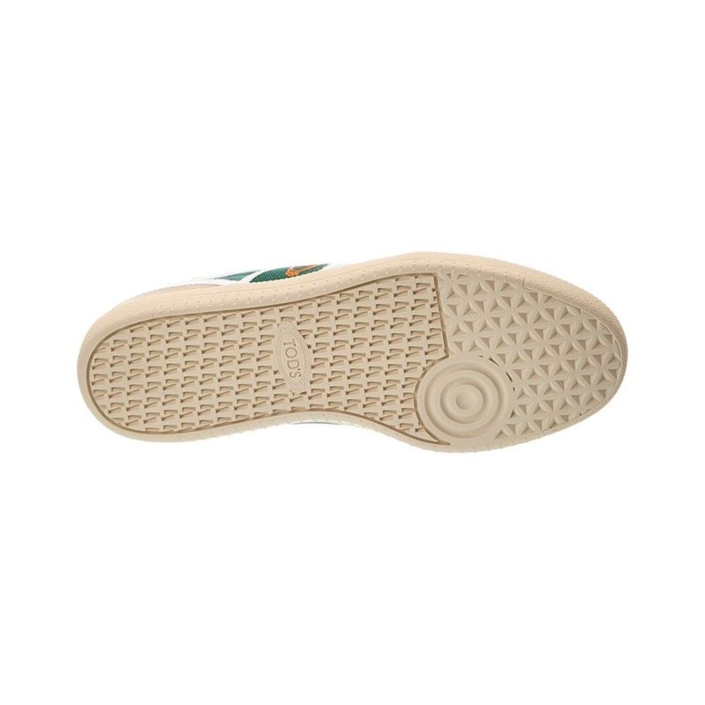 Tod’S Cassette Canvas & Leather Sneaker, Green - Picture 4 of 5